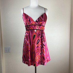 A.B.S. Mod Silk Cocktail Dress